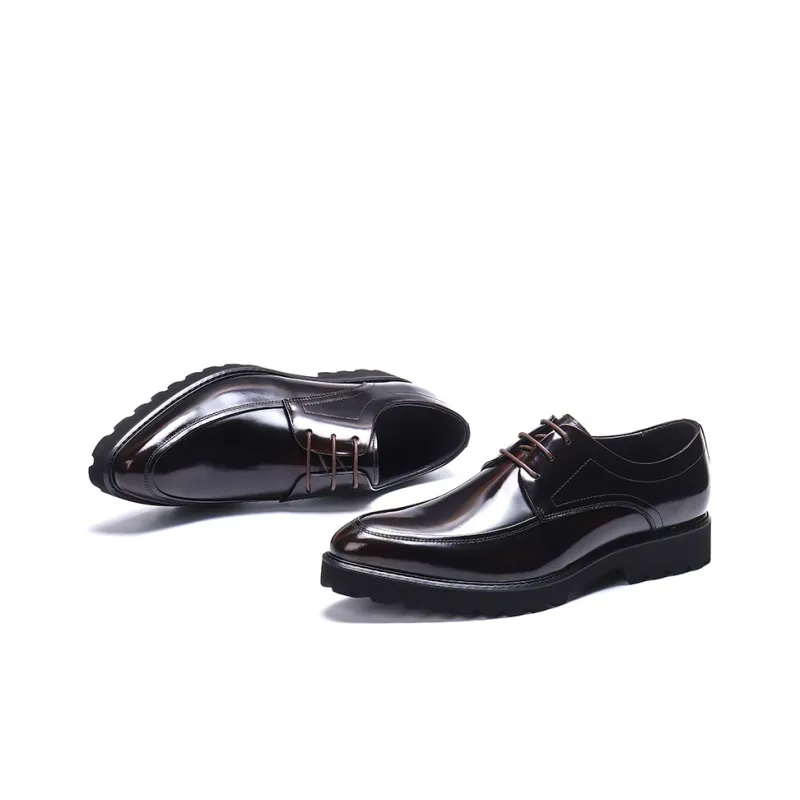 ASTON M.JAZZ Dress Shoes Men Low Top Black/Brown/Coffee-17