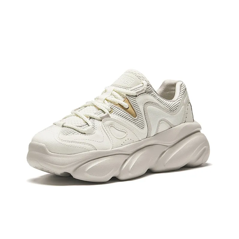 Anta Life Collection Wear resistant And Lightweight Low Top Casual Shoes Women's Ivory White-1