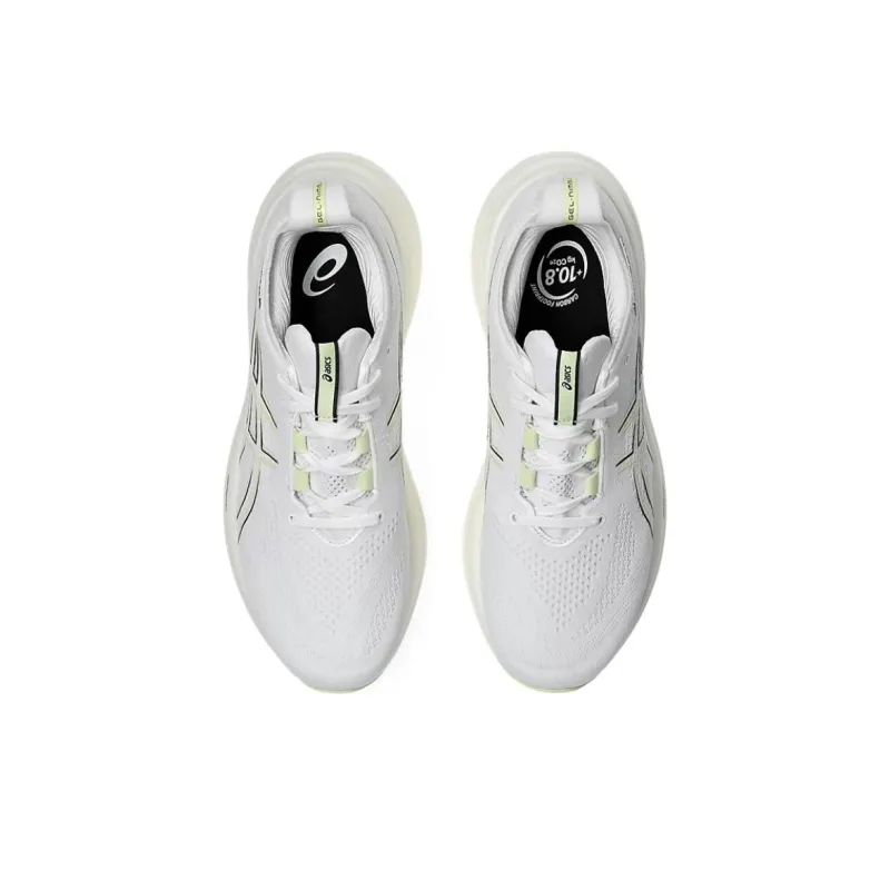 Asics GEL NIMBUS 26 Cushioning, Slip Resistant, Abrasion Resistant Support Low Top Training Running Shoes Men's White-2