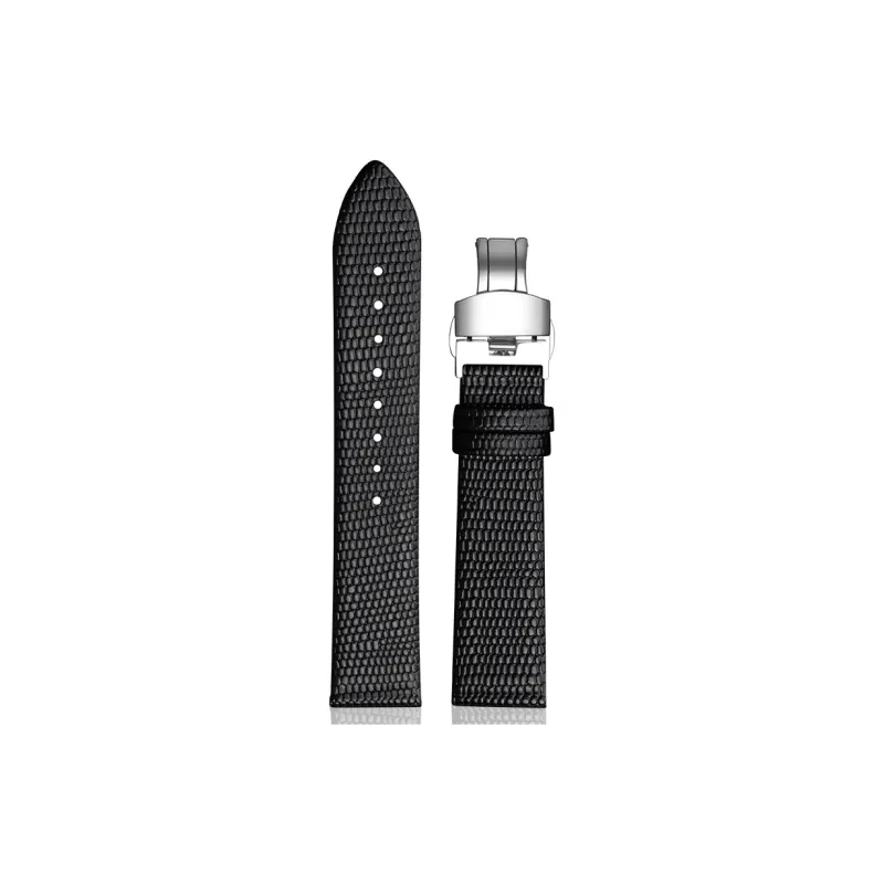 WOALMORN Movado Longines Ipo Road Tissot Lizard Pattern Compatibility Watch Band Genuine Leather Material-0