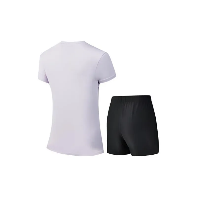 QIAODAN Casual Suit Women's Dawn Purple/Black-1