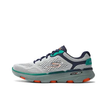Skechers GO RUN 7.0 Wear Resistant Low Top Casual Running Shoes Men's Gray Green