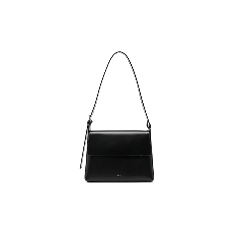 A.P.C Virginie Logo Printed Shoulder Bag-0