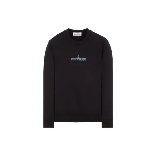 STONE ISLAND 2024/2025 Autumn/Winter Collection Sweatshirts Unisex Black