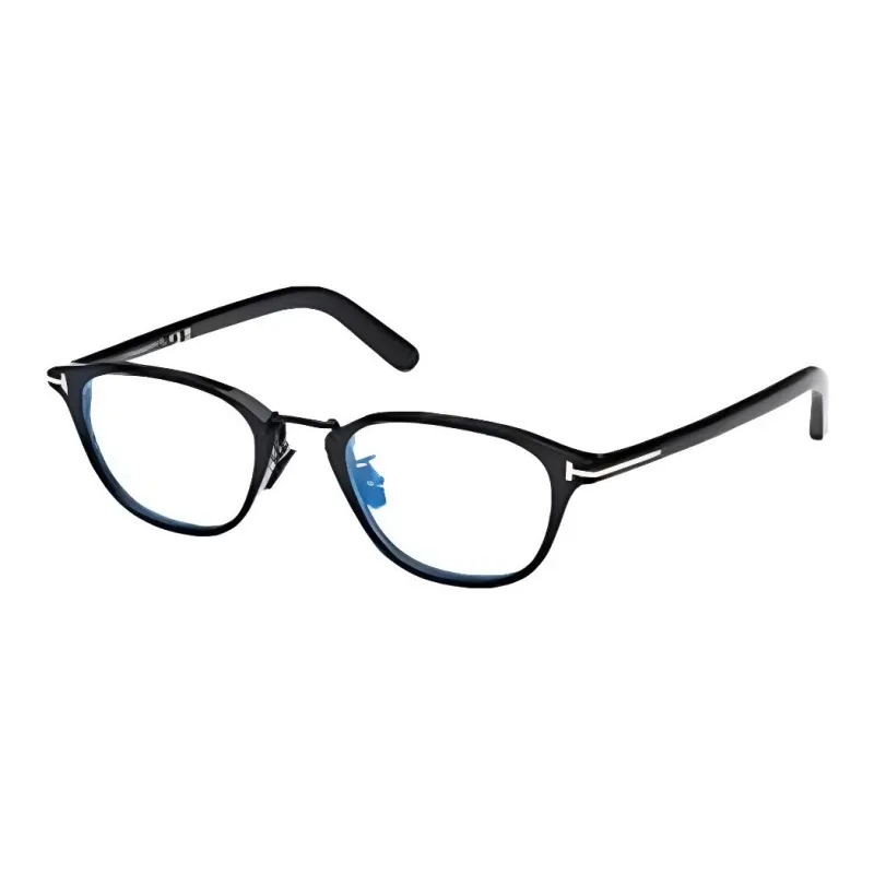 TOM FORD - Oval Eyeglass Frames Unisex Black-0