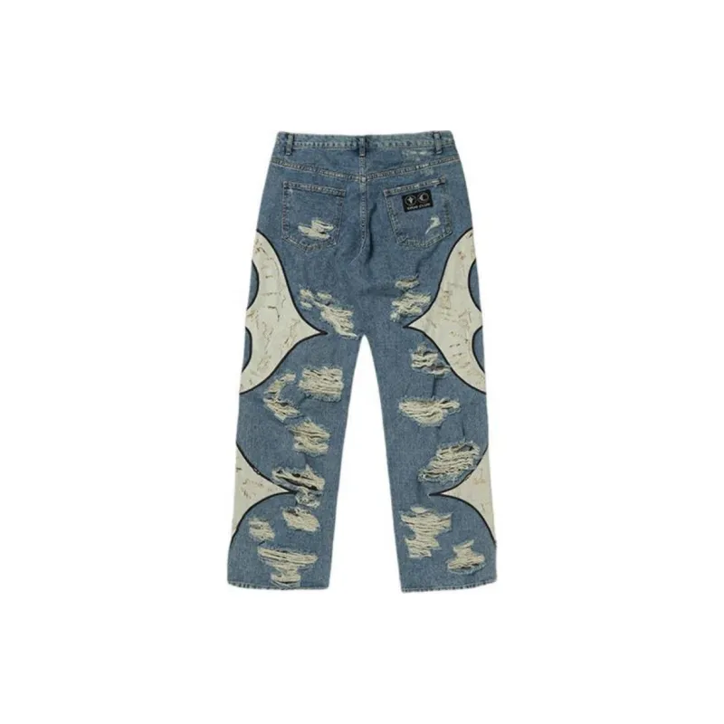 THUG CLUB Distressed effect Jeans-1