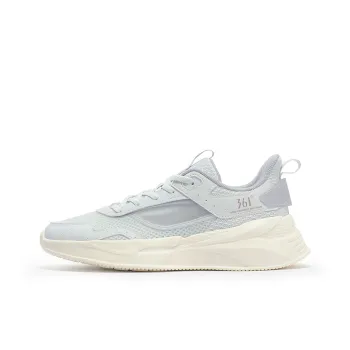 361° Cushioned Wear-Resistant Breathable Lightweight Low-Top Casual Shoes Women's Gray Purple