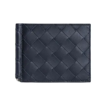 Bottega Veneta Intrecciato Bill Clip Bifold Wallet