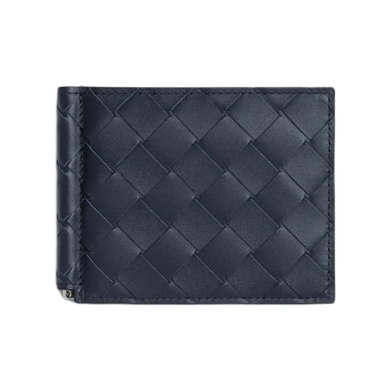 Bottega Veneta Intrecciato Bill Clip Bifold Wallet-0