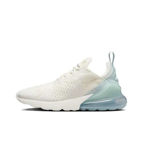 Nike Air Max 270 Running Shoes Women's Low-Top White/Blue