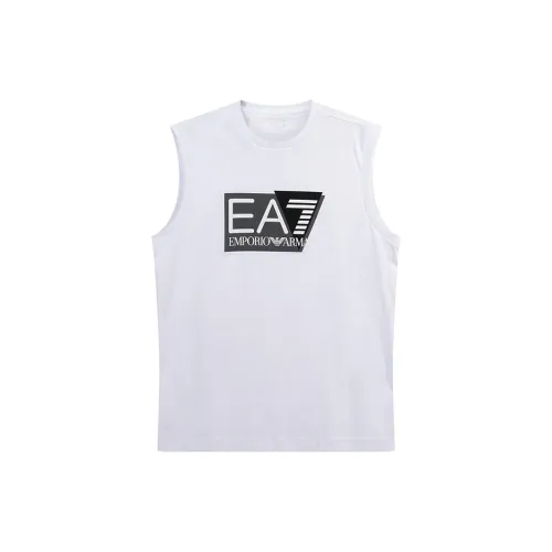 EMPORIO ARMANI EA7 Tank Tops Men White