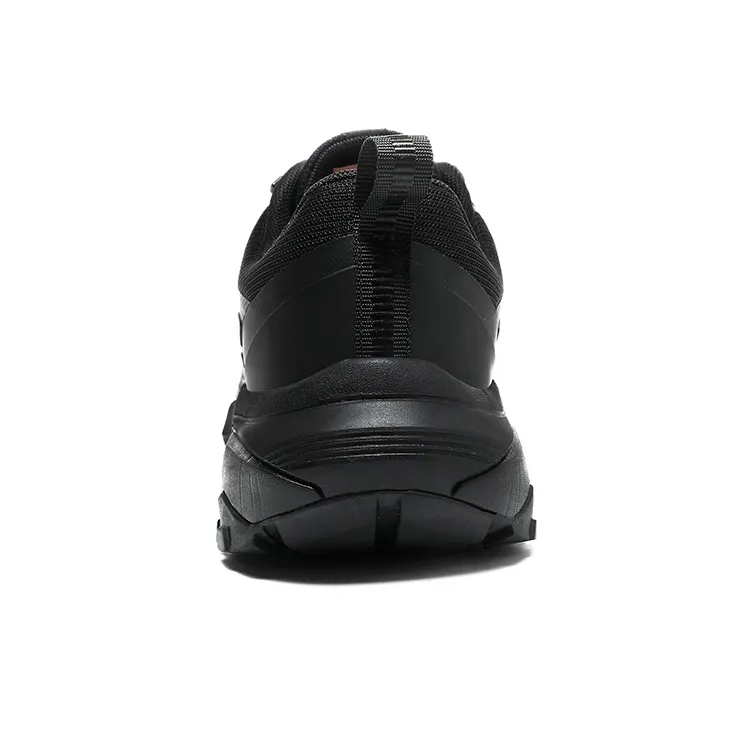 GESENLANG Cushioned Slip Resistant Breathable Lightweight Low Top Casual Running Shoes Men's Black-3