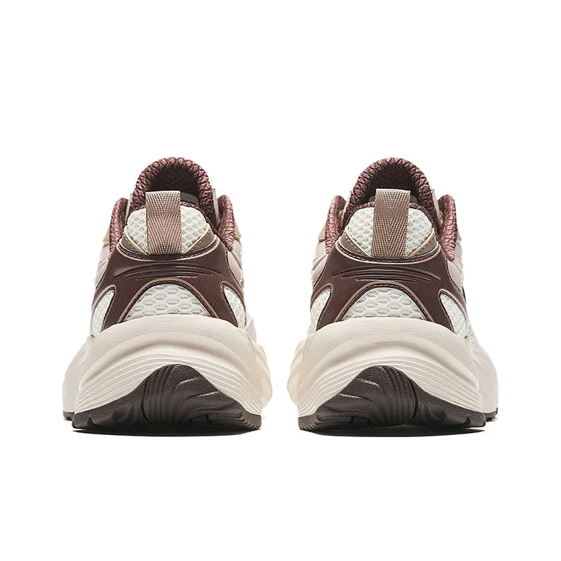 Anta Bear Shoes Height Increasing Lightweight Low-Top Casual Shoes Women's Ivory White-3