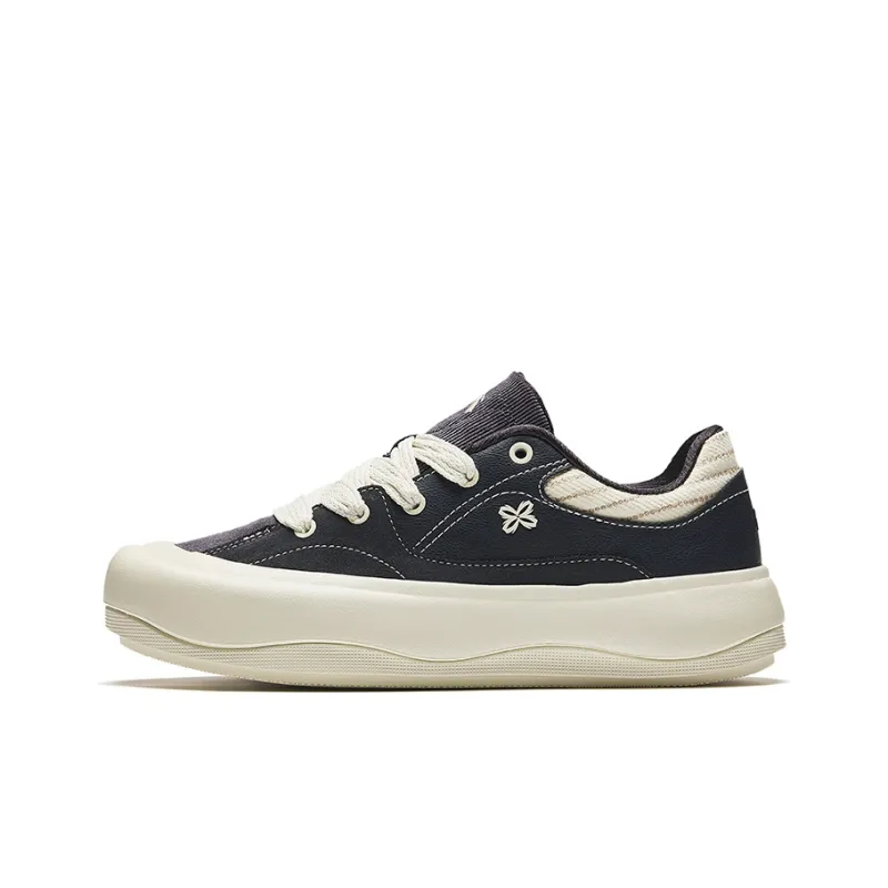 Anta Donut 2 Lightweight Low-Top Skateboard Shoes Women's Ink Stone Gray-0