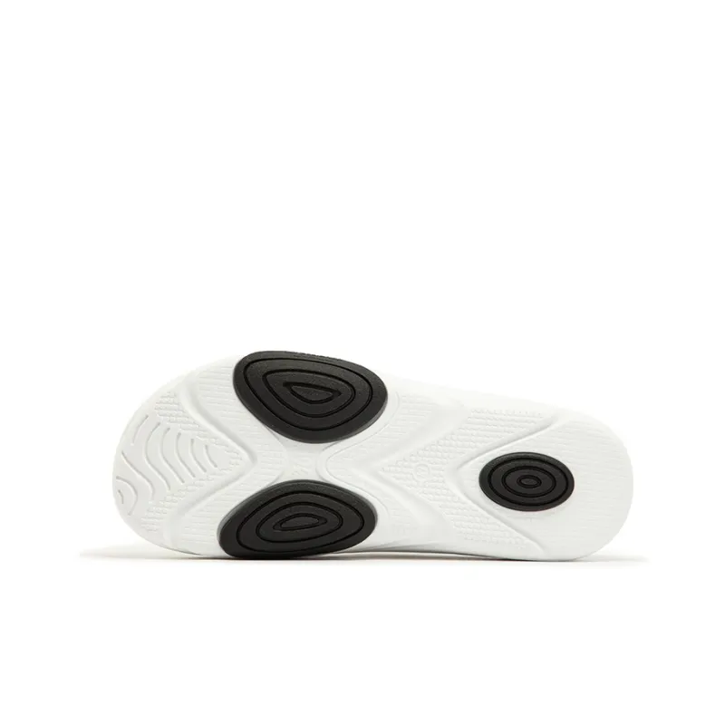361° Slip Resistant Slide Slippers Men's White Black-4