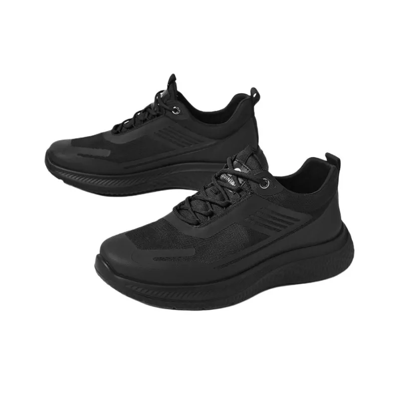 Rich Birds Slip Resistant Breathable Low Top Casual Shoes Men's Black-1