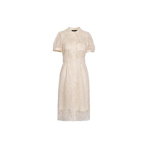 ROEYSHOUSE Short-Sleeved Dresses Women's Off White