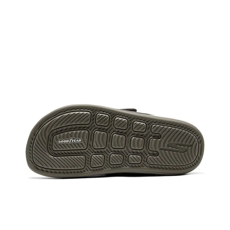 Skechers Hyper Slide Slip Resistant Quick Dry Slide Slippers Women's Beige Brown-4