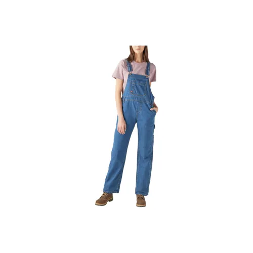 Dickies Overalls Women's Stone Wash Medium Blue