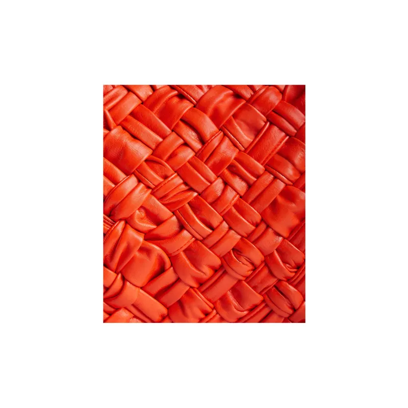 Bottega Veneta KALIMERO Cow Leather Portable Crossbody Bag Shoulder Bag Women's Orange-4