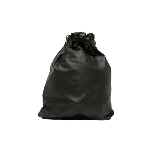 Yohji Yamamoto Drawstring Leather Backpack