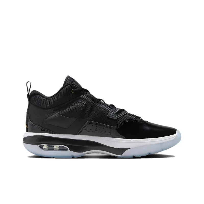 JORDAN Stay Loyal 3 Black White Football Grey Metallic Gold-1