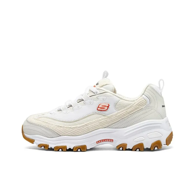Skechers DLITES Cushioning Breathable Support Low Top Casual Running Shoes Women's Ecru-0