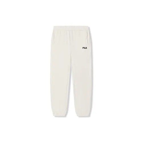 FILA Knitted Sweatpants Women's Steam White