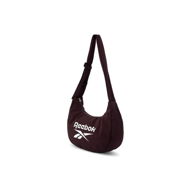 Reebok Fabric Crescent Moon Bag Shoulder Bag Medium Size Unisex Burgundy/Apricot/Matcha/Fuchsia/Black-18