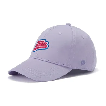 FILA FUSION Cotton Baseball Caps Unisex Light Purple