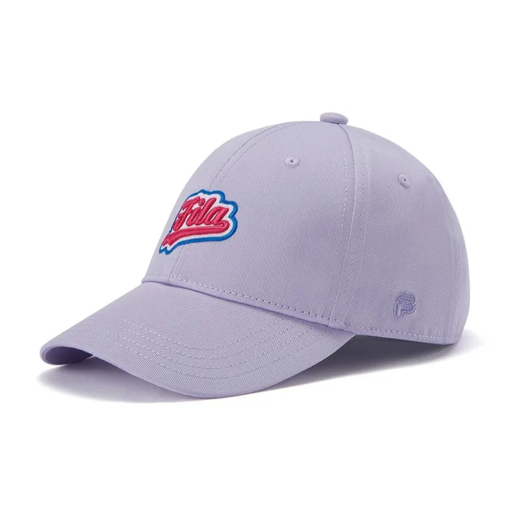 FILA FUSION Cotton Baseball Caps Unisex Light Purple-0