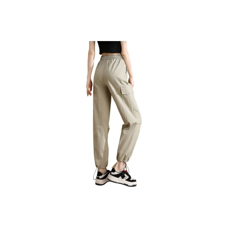 TERRE BLEUE Cargo Pants Women's Khaki-1