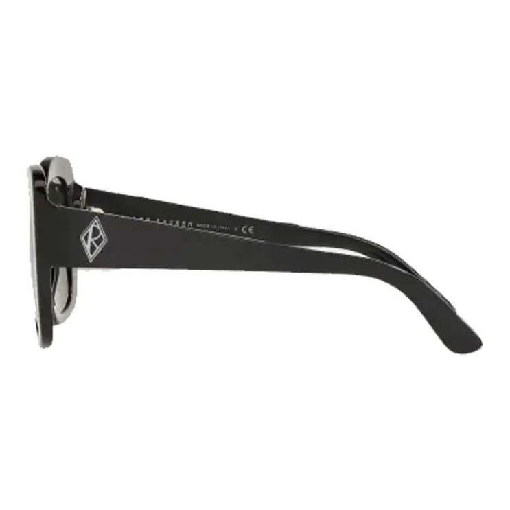 Ralph Lauren Acetate Irregular Shape Sunglasses Women's Black-2