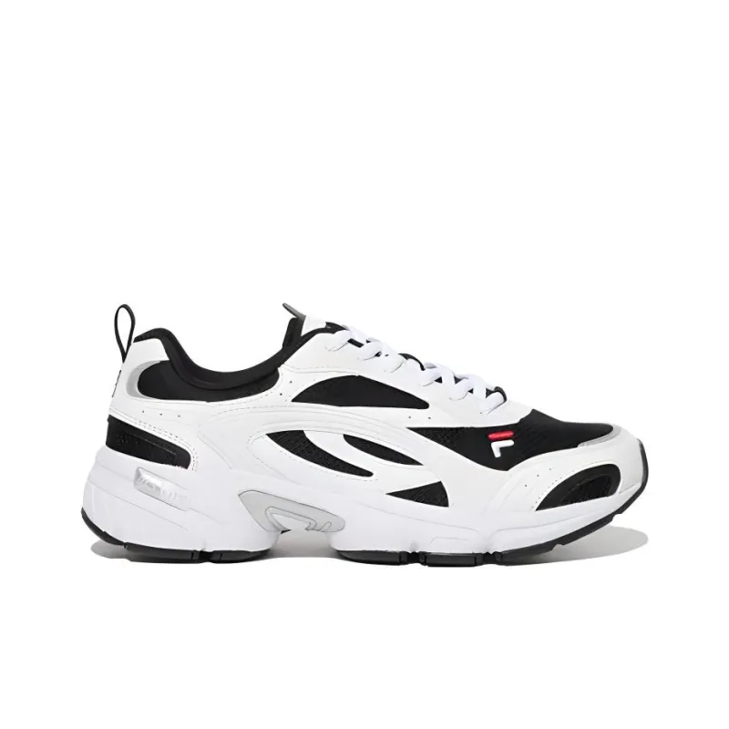 FILA Taurus V3 Anti Slip Wear Resistant Low Top Chunky Sneakers Unisex White-1