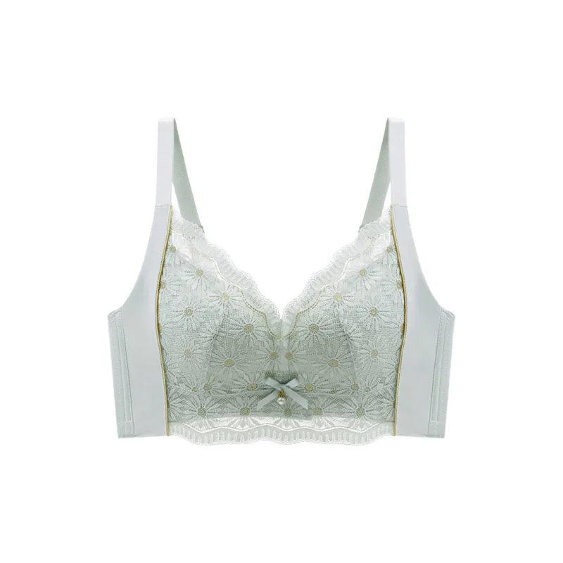 Flowers In Water Bra Women's Sage Green-0
