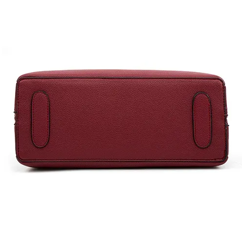 Vigno Synthetic Leather Shoulder Bag Crossbody Bag Handbags Regular Women's Red-5