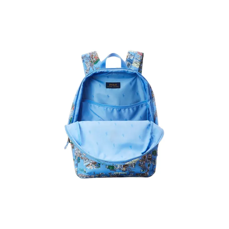 Polo Ralph Lauren Fabric Backpack Kids' Blue & Multicolor-3