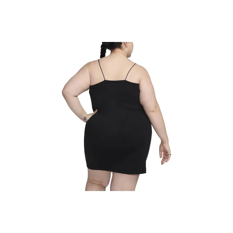 Nike Sportswear Chill Knit Women's Tight Mini Rib Cami Dress Plus Size-1