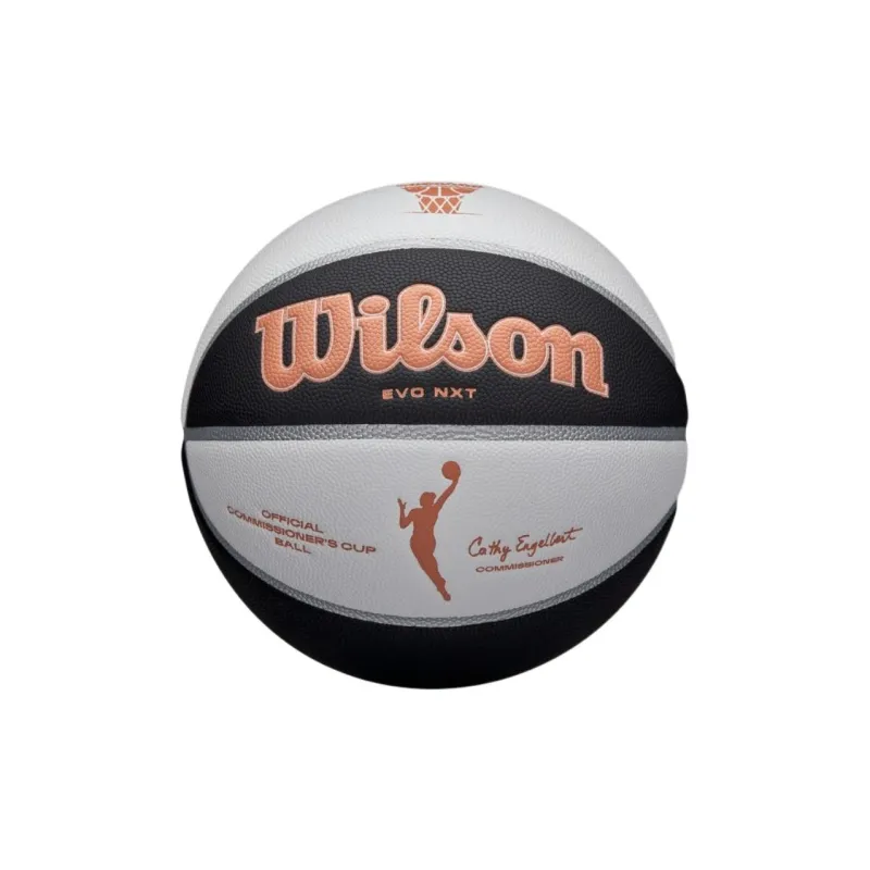 Wilson Synthetic Leather Basketball Black White Rose Gold Size 6 Training-0