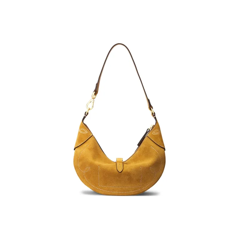 Polo Ralph Lauren Mini Polo ID Suede Shoulder Bag-2