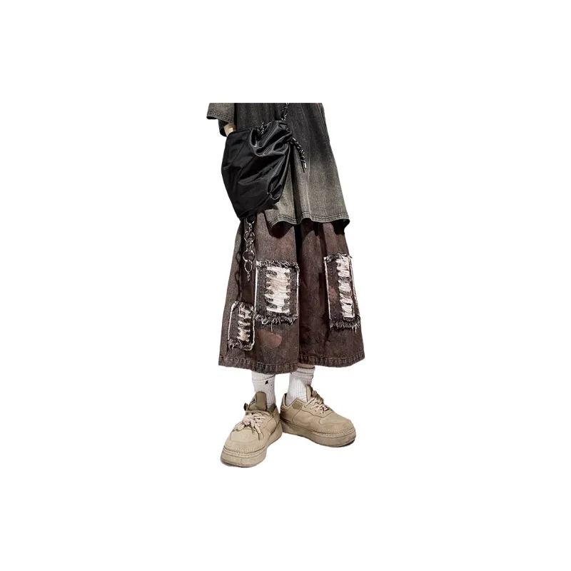 UUCSCC Denim Shorts Men's Black-6