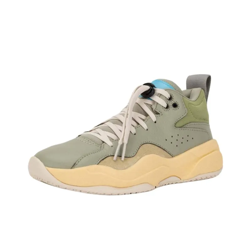 BRANDBLACK Villain Mid-Top Basketball Shoes Men's Green-1
