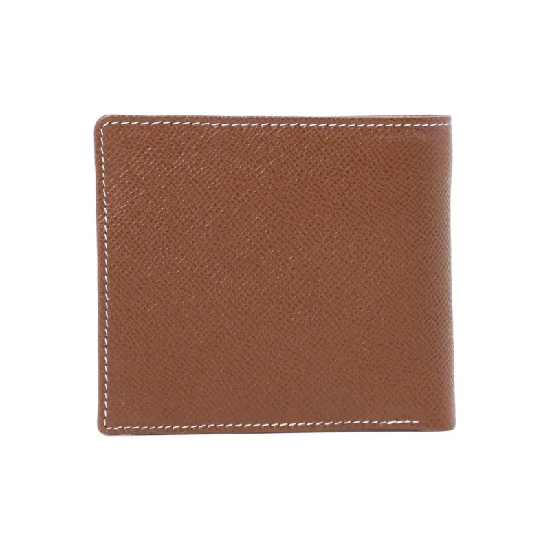 Beams Whitehouse Cox Collaboration Cow Leather Wallet Men's Black/Brown With Marine Blue/Marine Blue With Red-4