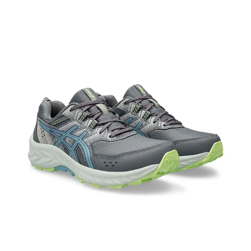 Asics Gel Venture 9 Cushioning Abrasion Resistant Breathable Low Top Casual Running Shoes Women's Gray Blue-2