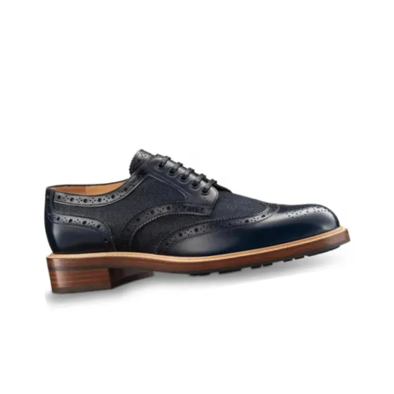 LOUIS VUITTON Voltaire Casual Shoes Men's Black-3