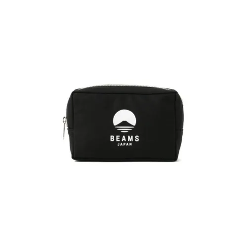 Beams × Evergreen Works Collaboration Cotton Storage Bag Unisex Black/Marine Blue/Orange