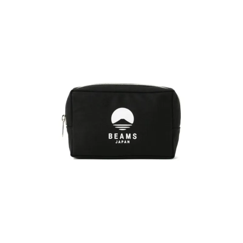 Beams × Evergreen Works Collaboration Cotton Storage Bag Unisex Black/Marine Blue/Orange-0