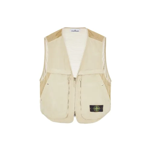 STONE ISLAND 2024/2025 Autumn/Winter Collection Vests Unisex Sand