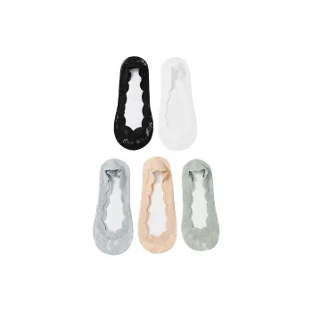 JUNEROSE No Show Socks Women's 5 Pack