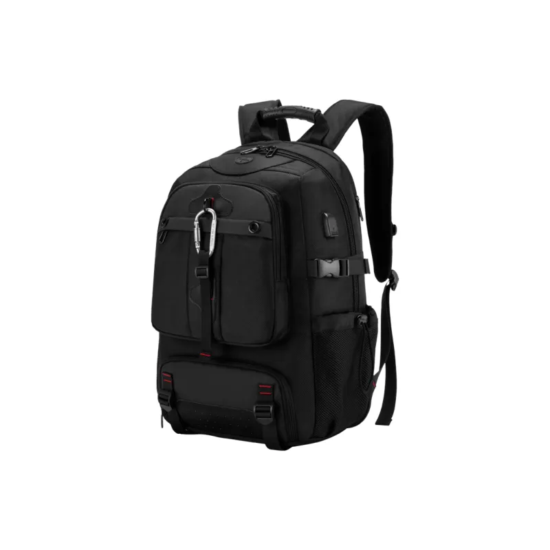 TGURU Oxford Travel Bag Luggage Bag Travel Bag One Shoulder Handbag Crossbody Bag Backpack Large Size Men's Black-6